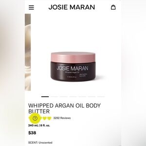 Josie Maran Whipped Argan Oil
